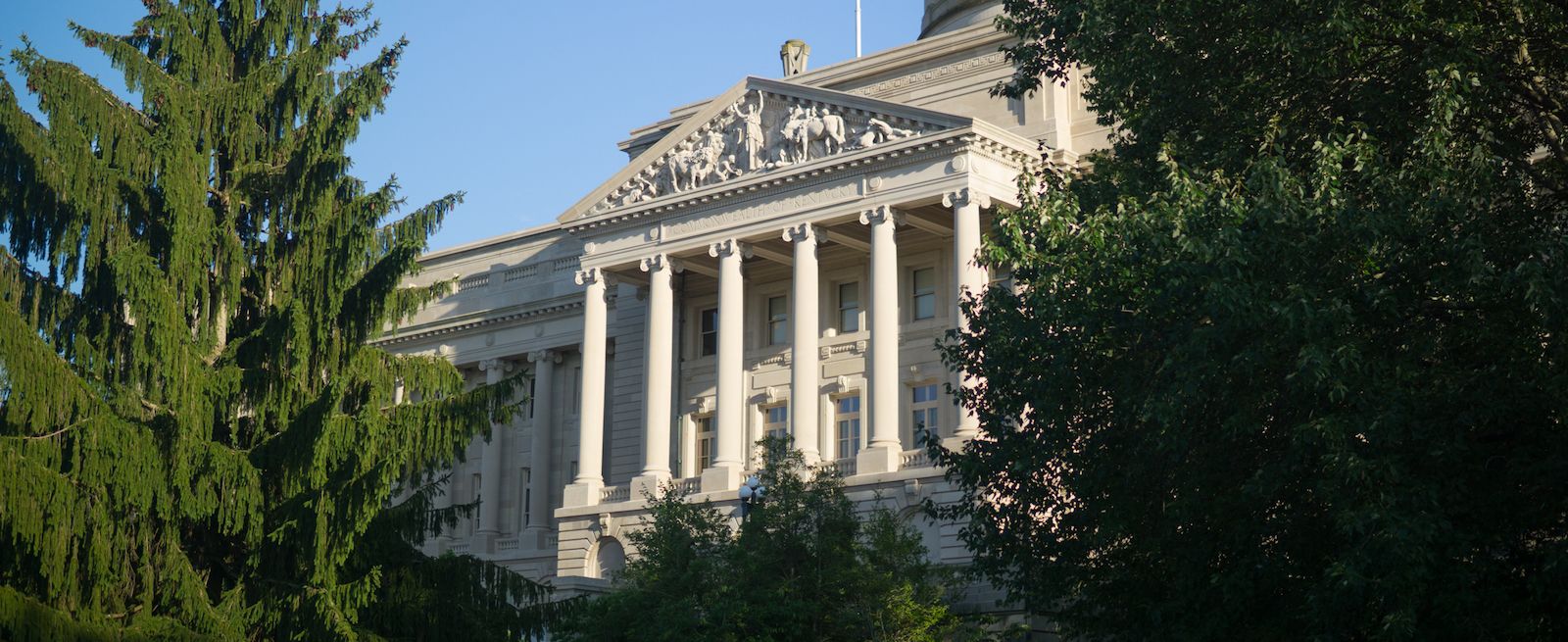 The Kentucky capitol building.